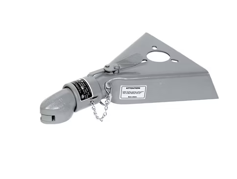 Bulldog Coupler, 2 5/16in Ball, Cast, Collar-Lock, A-Frame Mount, 12,500 Lbs Capacity
