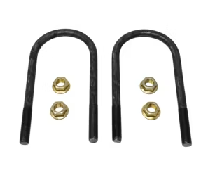 U-Bolt Kit for 2in Square Axle Tubes – 9/16in-18 x 5-3/4in – (2) U-Bolts and (4) Nuts