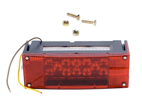 Optronics LED Left Side, Stop Turn & Tail Light, 8in Red Rectangular, 22 Diode