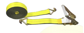 Ratchet Strap – 2in x 30ft with J-Hooks & Wide Handle – 10,000lb Working Load Limit