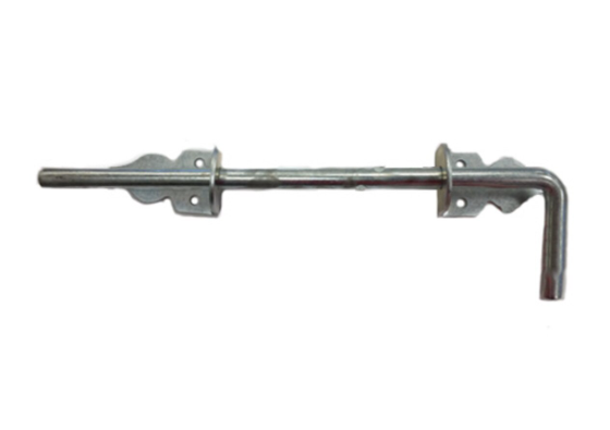 5/8in x 24in Cane Bolt with Brackets – Heavy-Duty Gate Drop Rod