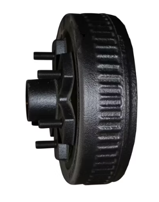 6 on 5.5in Bolt Pattern, 3.5K Capacity Per Pair, Dexter Hub-Drum w/Studs and Races Only, #84 Spindle, Grease Lube