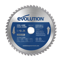 Evolution M210TCT-50CS 8-1/4in TCT Saw Blade – 50 Tooth – 1in Arbor – For Mild Steel & Ferrous Metal