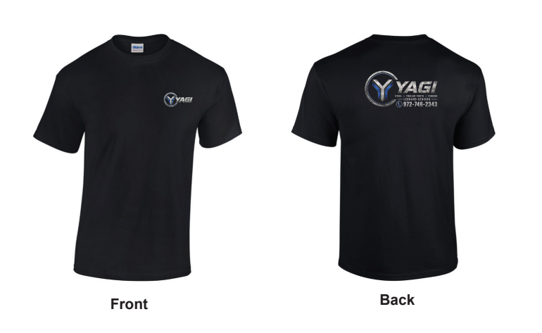 YAGI Pipe and Steel T-Shirt - Medium