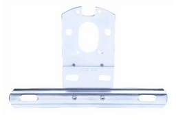 Peterson License Plate Bracket without Light 8.5in x 2.75in For use with Stud Mounted Stop Tail Turn Lights - Zinc Plated Steel