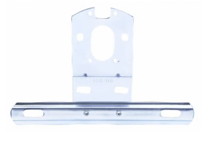 Peterson License Plate Bracket without Light 8.5in x 2.75in For use with Stud Mounted Stop Tail Turn Lights - Zinc Plated Steel