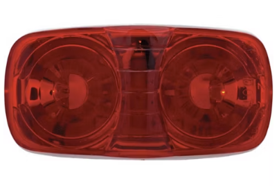 4.063in Red Oblong - Optronics LED Clearance Marker Light – 10 Diode – PC/P2 Rated