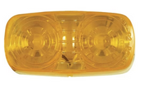 4.063in Amber Oblong - Optronics LED Clearance Marker Light – 10 Diode – PC/P2 Rated