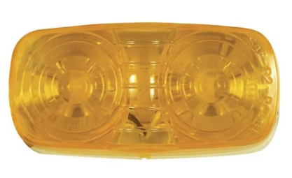 4.063in Amber Oblong - Optronics LED Clearance Marker Light – 10 Diode – PC/P2 Rated