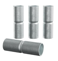 Chain Link Fence Top Rail Sleeve, 1‑5/8in Rail Pipe Connector