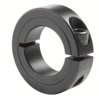 1-Piece Carbon Steel Clamp-On Shaft Collar – 1-1/4in Bore