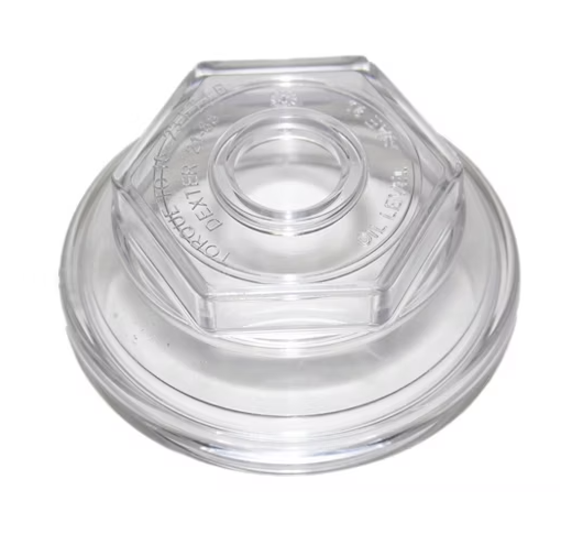 Threaded Clear Lexan Oil Cap – 3.475in OD – Dexter 9K & 10K General Duty Axles