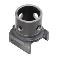 Trailer Jack Accessory – Swivel Trailer Mount, Round Tube Male Weld-On U-Bracket for 5/8in Pull Pin