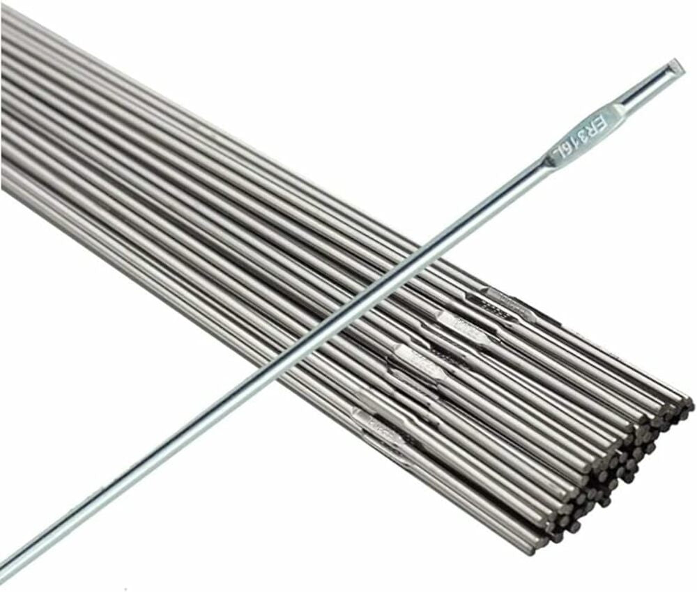 Lincoln Electric ED036061 TIG Rod – 5/32in x 36in – Stainless Steel – 9.02lb
