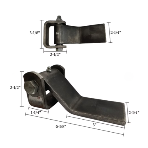 Formed Hinge Strap With Grease 5-7/8in