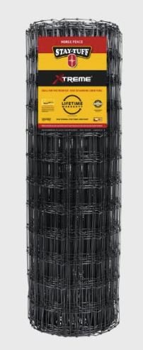 Stay‑Tuff Stiff Stay Horse Fence Xtreme Black – 200ft x 48in