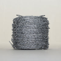 2-Point Barbed Wire – 12.5GA – 5in Spacing – Heavy-Duty Galvanized Fence Wire
