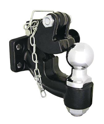 10 Ton Combination Hitch – Bolt-Mounted with 2-5/16in Hitch Ball – 20,000lb Capacity