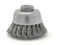 United Abrasives 03501 Small Cup Brush 2-3/4in x .020in x 5/8-11in