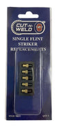 Replacement Flint for Single Striker – 5 Pack Torch Lighter Flints