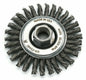 United Abrasives SAIT 03440 Knot Wire Wheel Brush – 4in x .020in Wire, 5/8‑11 Arbor