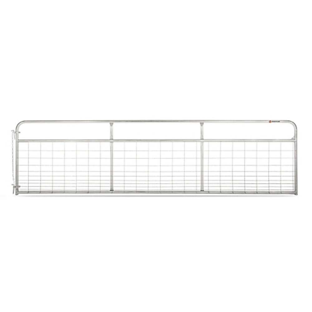 Texas Classic Gate – 16ft x 48in - 1‑5/8in Tubing, 18GA, 5‑Bar Galvanized Livestock Gate