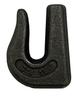 Weld-On Grab Hook – 3/8in Heavy-Duty Chain Hook - Grade 43