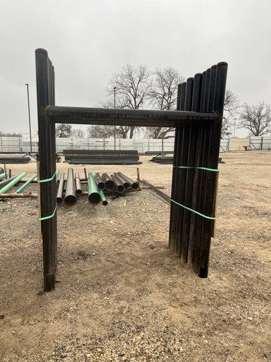 4in x 8ft x 6ft H-Brace Fence Support