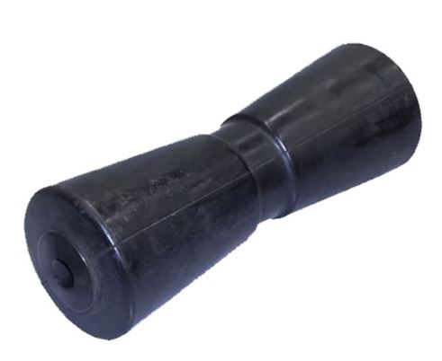 10in Boat Trailer Keel Roller – Black Rubber – 5/8in Shaft Hole