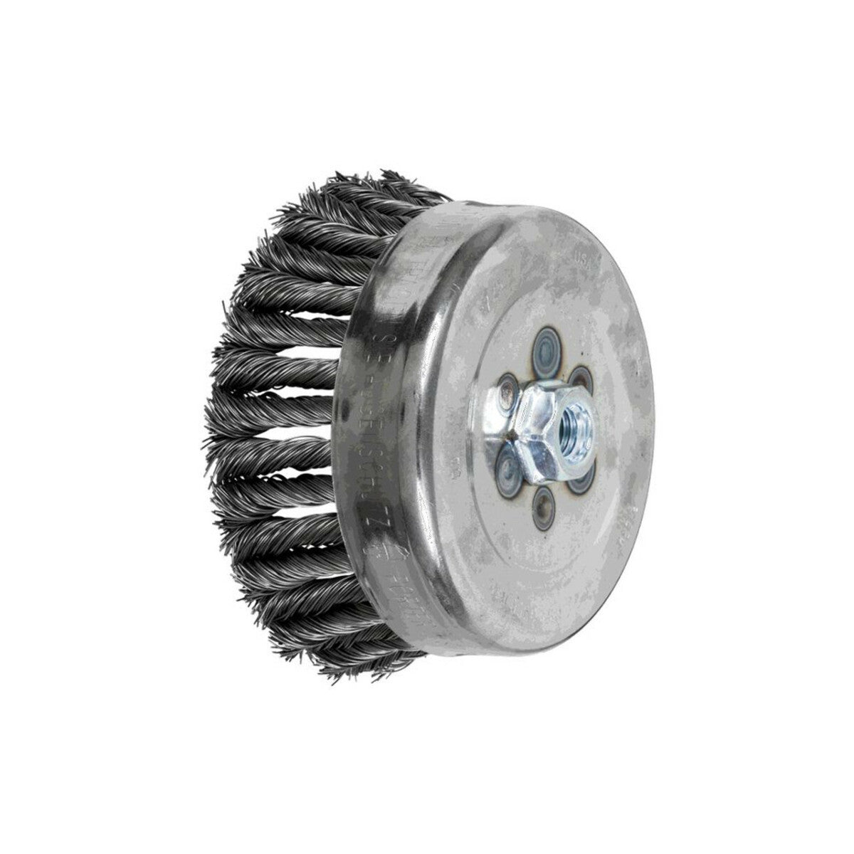 PFERD 82725 COMBITWIST 6in Knot Wire Cup Brush – 5/8in-11 Threaded Arbor
