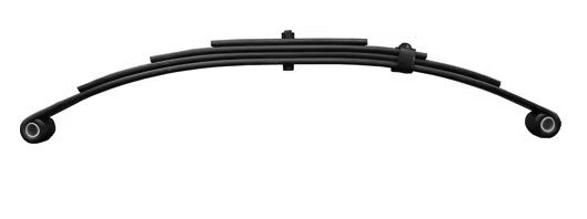 4-Leaf Spring Double-Eye Assembly – 1,750 lb Capacity – 1 3/4in W x 25 1/4in L – 9/16in Spring Eye