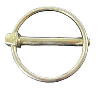 Linch Pin – 1/4in Diameter, 1-3/4in Usable Length, Zinc-Plated
