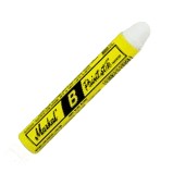 Markal Paintstik Original Solid Paint Marker – White – Weather-Resistant Industrial Marking Stick – 3 Pack