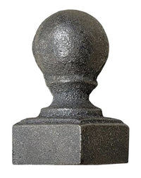 1in Post Cap – Cast Iron Ball