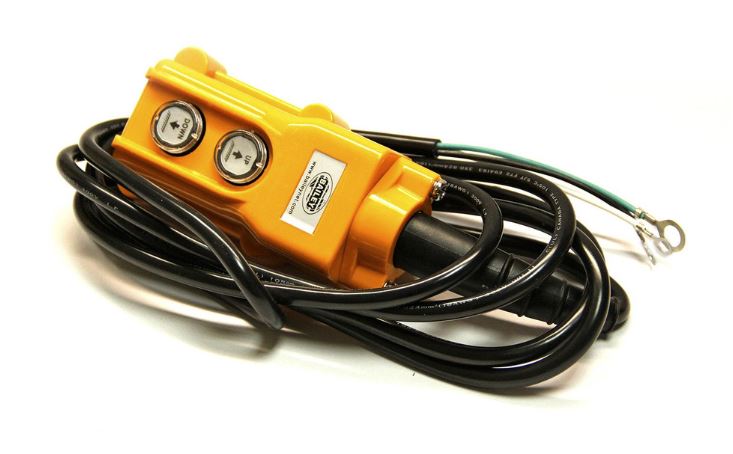 HPU Remote – 2-Button, 3-Wire, 10ft Cord for 12V DC Hydraulic Power Units