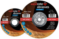 Weldcote 4-1/2in x 1/4in x 7/8in T27 A-PRIME Grinding Wheel