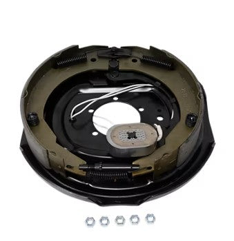 Trailer Parts Pro 12in x 2in Electric Drum Trailer Brake – Right Side, 3,500 lb (7,000 lb Per Pair)