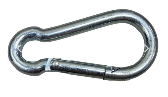Spring Hook 3/16in – Zinc-Plated