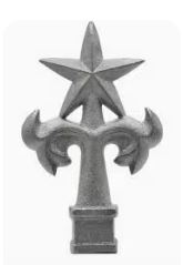 3/4in Finial – Star