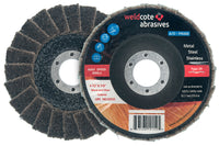 Weldcote 4-1/2in x 7/8in T29 Blend and Clean Very Fine (Blue) A-PRIME Flap Disc