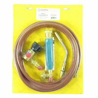 Gentec 22-GA-KP4SP HVAC Air Propane/MAPP Torch Kit – Solder up to 2-1/2in Copper Tube – Swirl Flame Quick-Connect