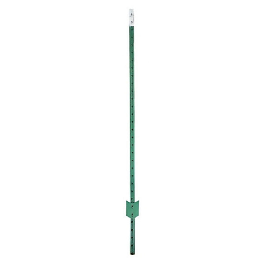 6ft Studded Fence T-Post – 1.25lb/ft Structural Steel – Heavy-Duty Wire Fence Post