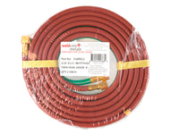 Weldcote 14RX25 Grade R Twin Welding Hose – 1/4in x 25ft with B-B Fittings