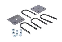Trailer U-Bolt Kit – 2K Axle – 1-3/4in Round Tube – 3/8in-24 x 4-1/4in – Plain Finish