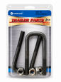 U-Bolt Kit for 1-3/4in Square Axle Tubes – 9/16in-18 x 5in – 2 U-Bolts & 4 Nuts