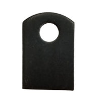 Weld Tab 1/8in x 1-1/2in x 1in – 3/8in Hole Steel Tab