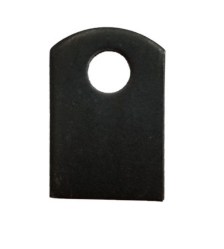 Weld Tab 1/8in x 1-1/2in x 1in – 3/8in Hole Steel Tab