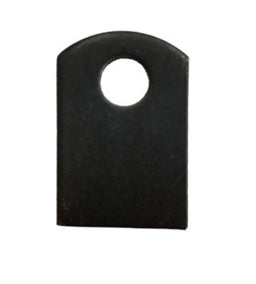 Weld Tab 1/8in x 1-1/2in x 1in – 3/8in Hole Steel Tab